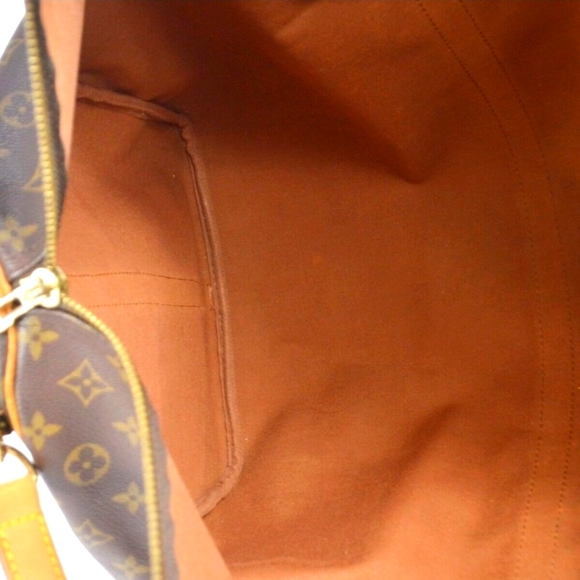 LOUIS VUITTON KEEPALL TRAVEL BAG BUNDLE! BANDOULIERE 60 BROWN MONOGRAM 🤎💛 - Picture 7 of 16